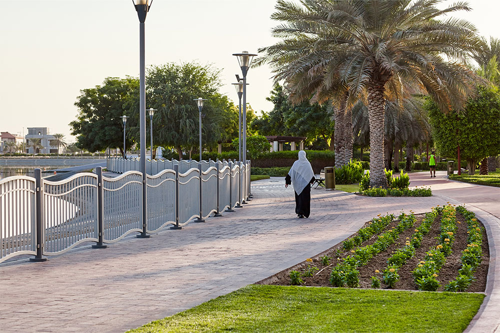 walking in Al Mankhool Park