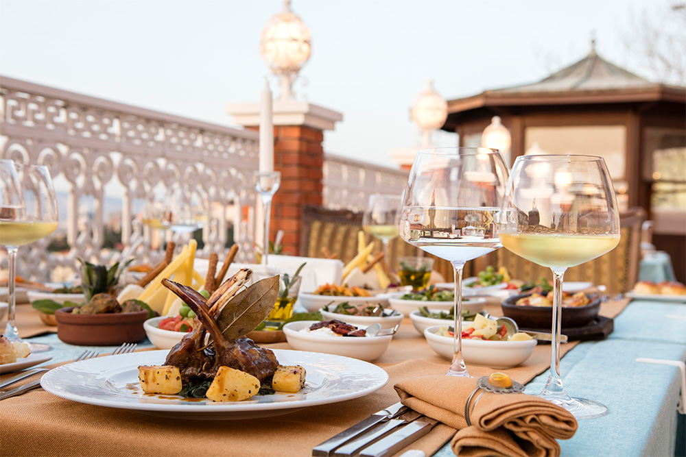 Food Served at a Restaurant in Al Jaddaf