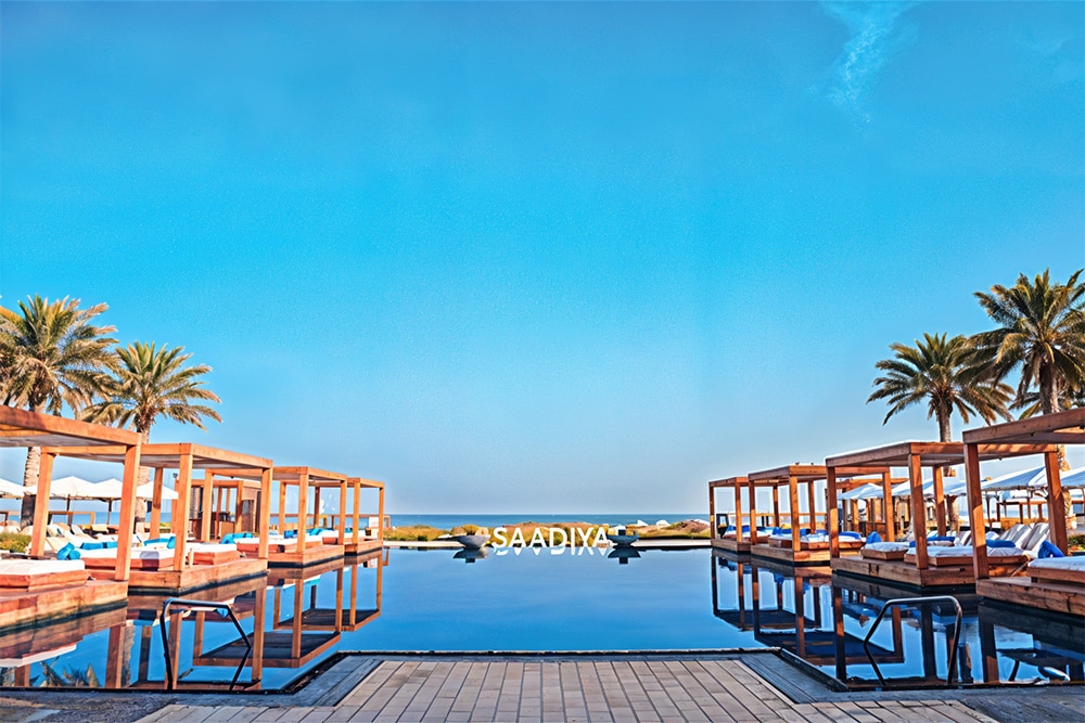 saadiyat island infinity pool