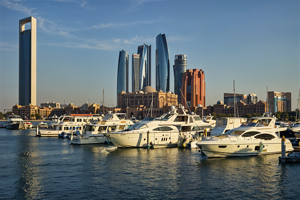 Abu Dhabi Ferry at the port