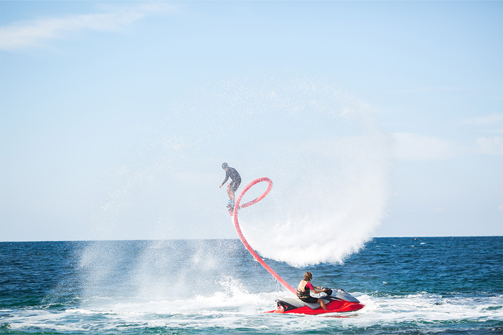 Flyboarding as a top Dubai watersports 