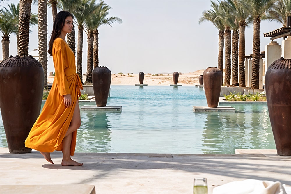 infinity pool of jumeirah saadiyat island resort