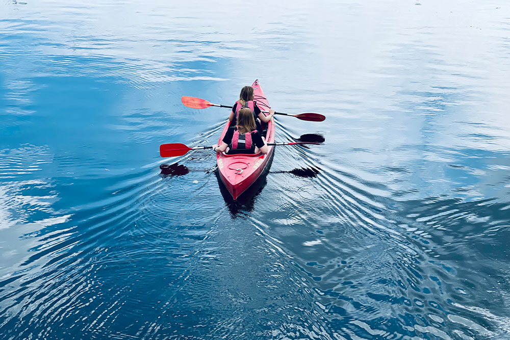 Kayaking in Lake, al-hefaiyah-lake