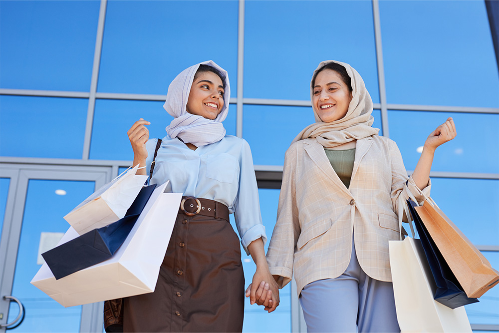 Shopping in a Mall