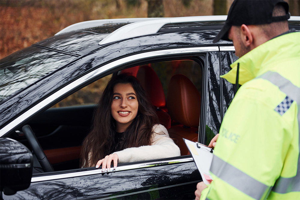 charged with a traffic fine