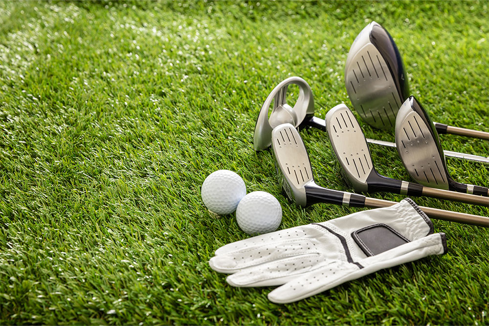 golf equipment at the best golf club in abu dhabi