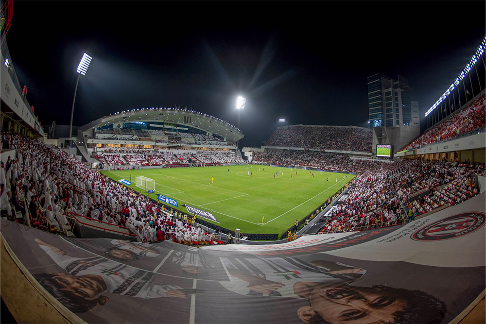 Mohammad Bin Zayed Football Stadium from stands