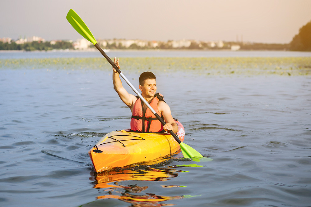 Kayaking at Palm West Beach