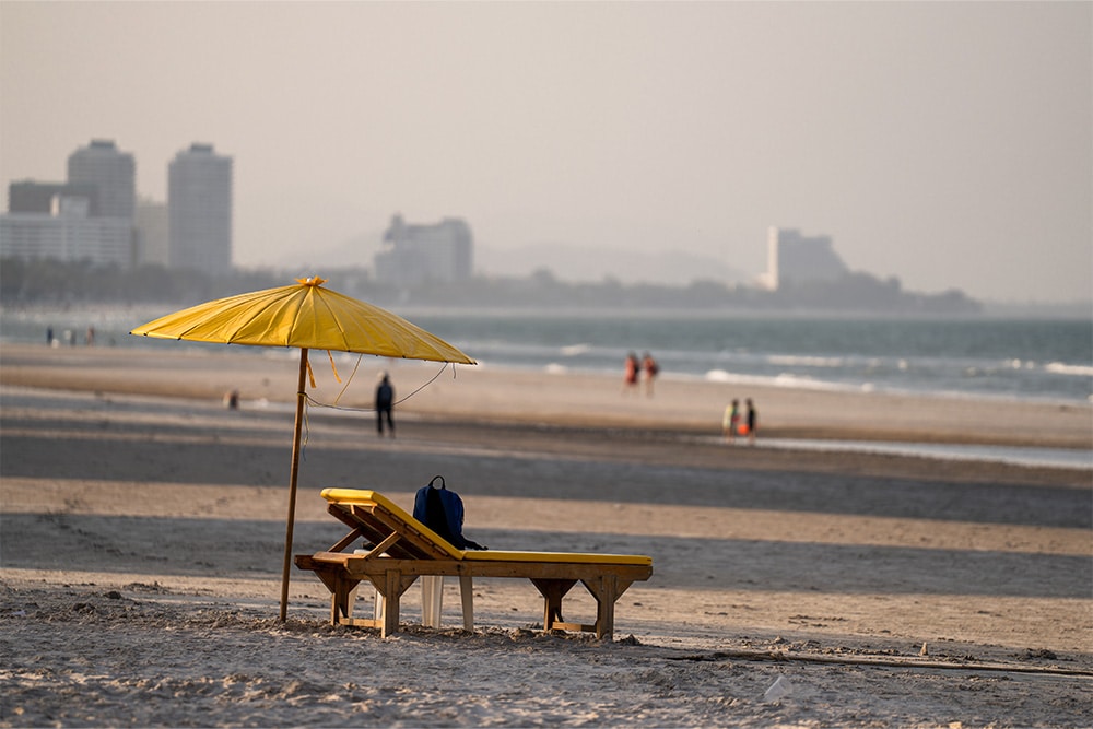 resort sun lounger in dibba al hisn