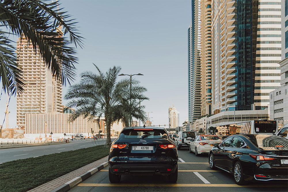 traffic in dubai