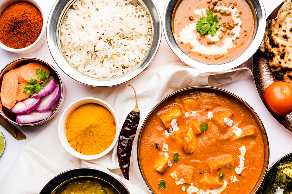 butter chicken served at Al Loqmah Al Laziziah