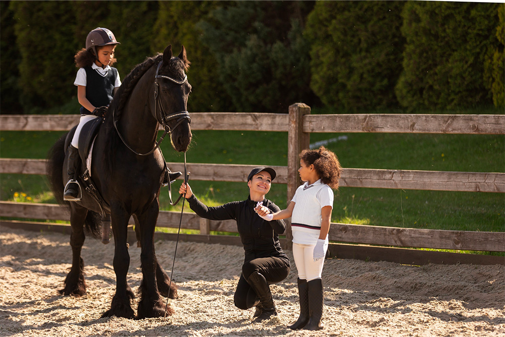 Horseman Riding on Horses
