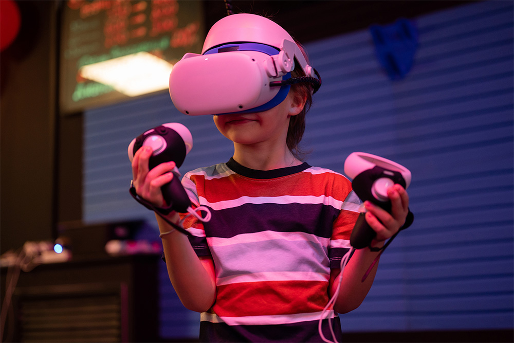 VR games at Glitch Arabia