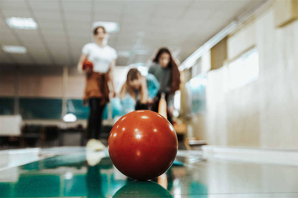  A bowling alley in Dubai 