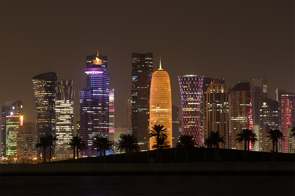 Qatar is a historical country of skyscrapers