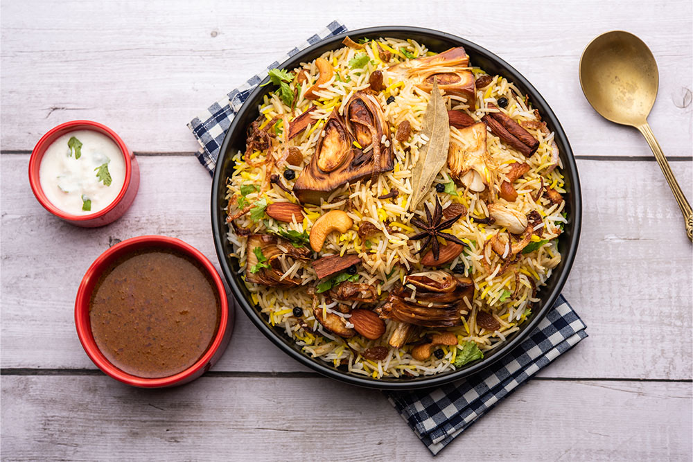 biryani served in indian restaurants in sharjah