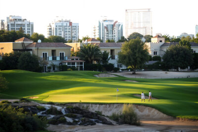 The Els Club members golfing in court