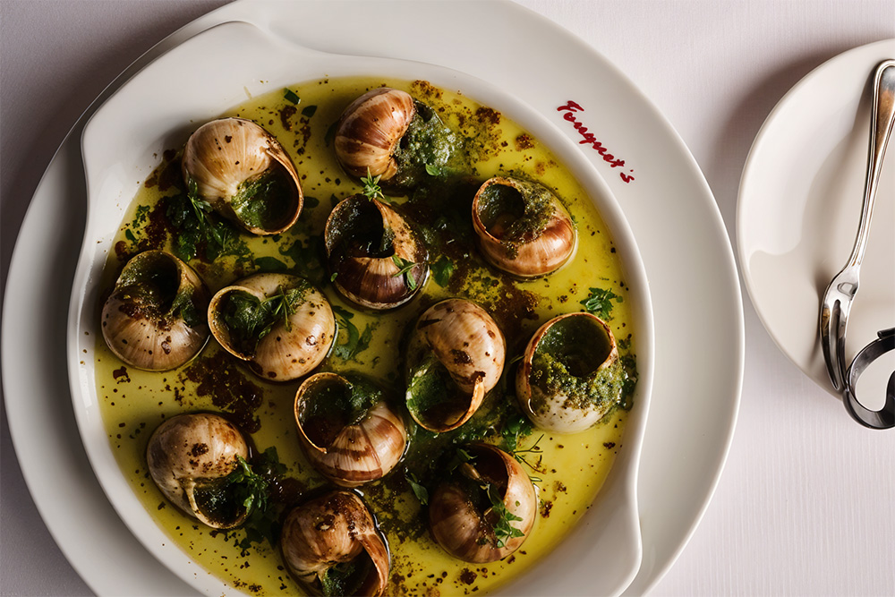 seafood served in fouquet's dubai