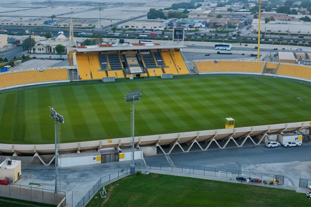 Aeriel View of Football Ground