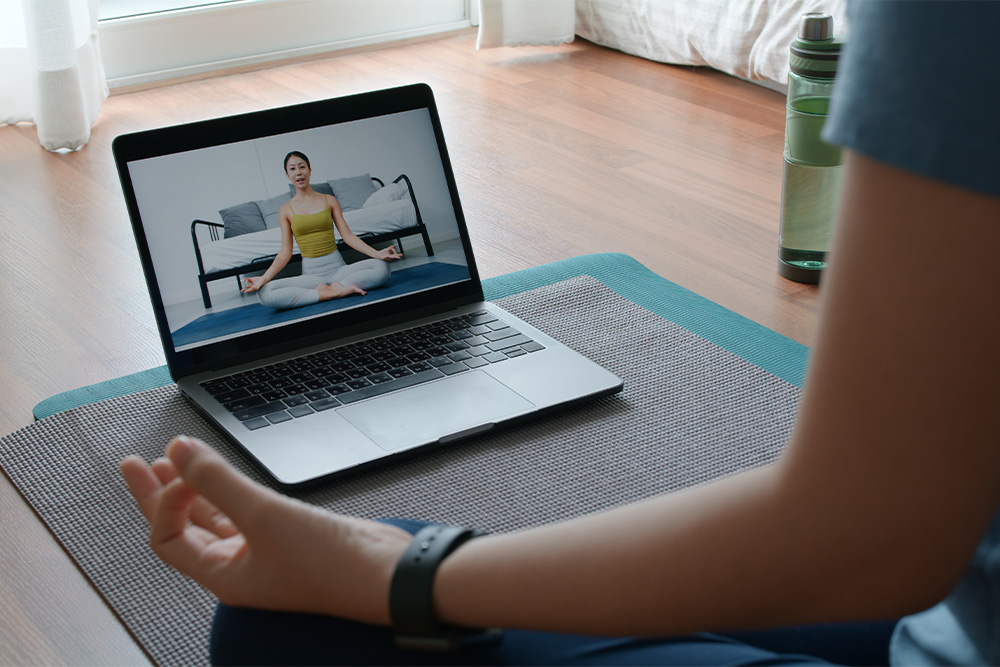 online yoga class