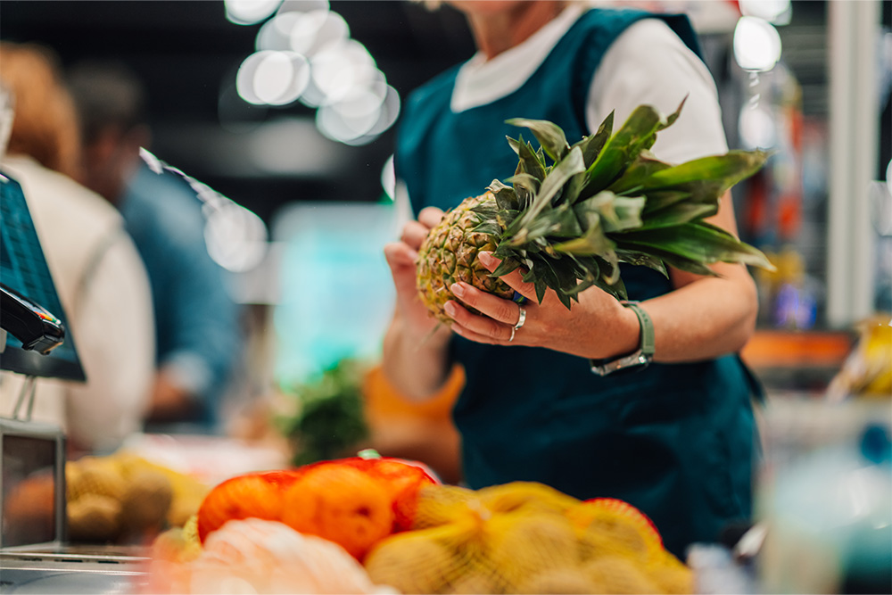 Fruits Section in vegetable market ajman