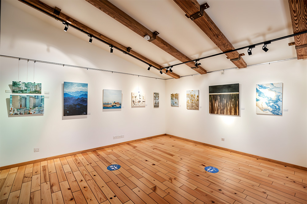 Art display room at the Etihad Art Gallery