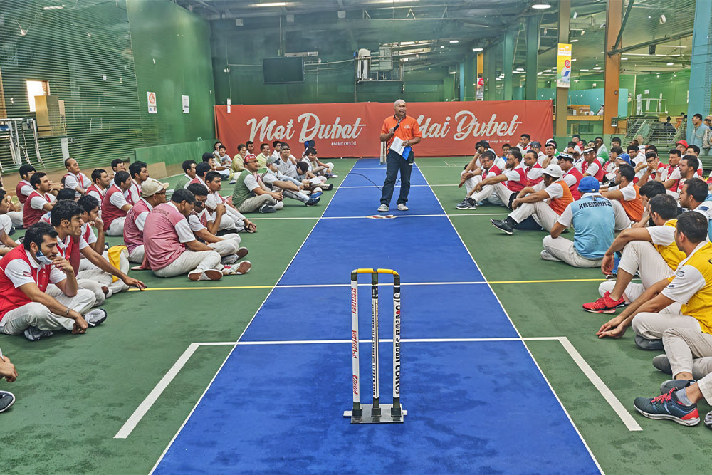 Indoor Cricket Pitch at U-Pro, Dubai