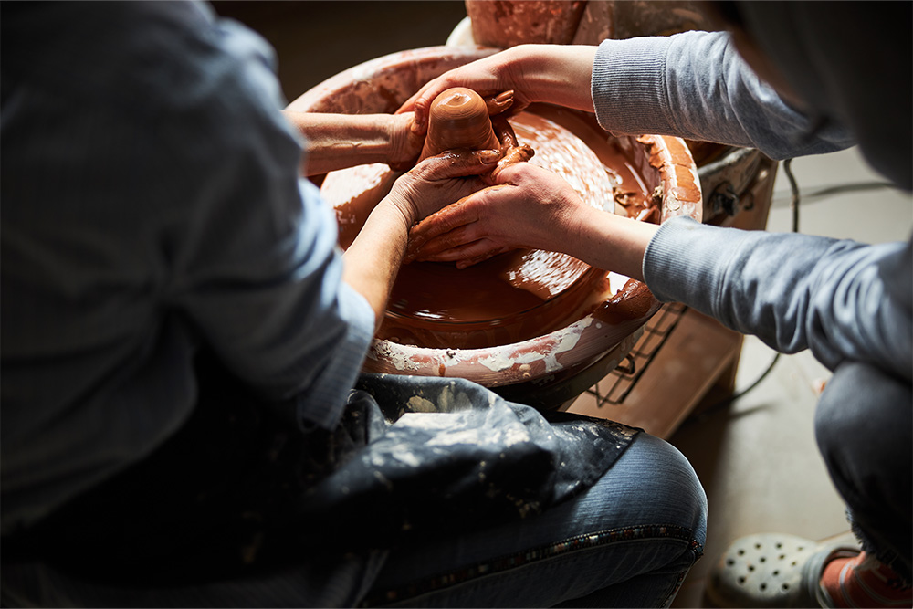 Pottery classes at Dubai International Art Centre