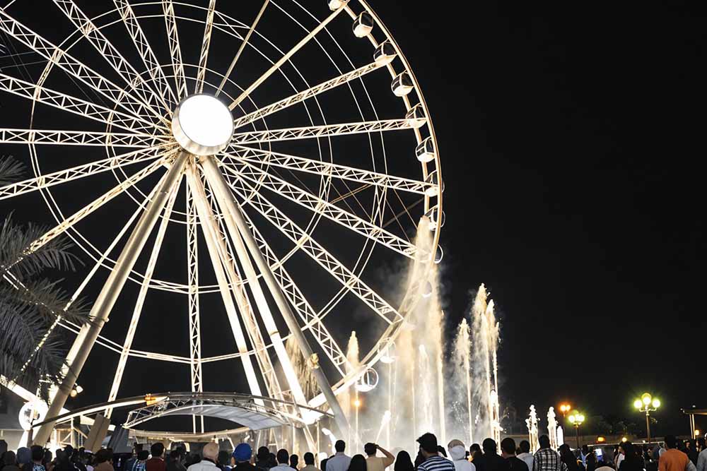 Al Qasba Ferris Wheel in Sharjah