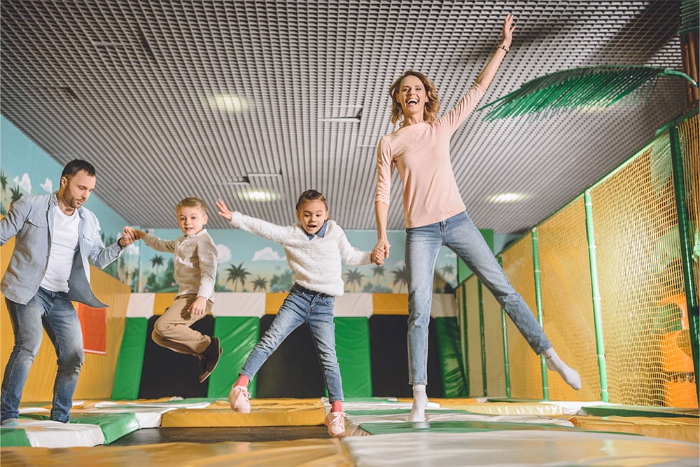 Open Jump sessions offer trampoline jumping to your heart's content