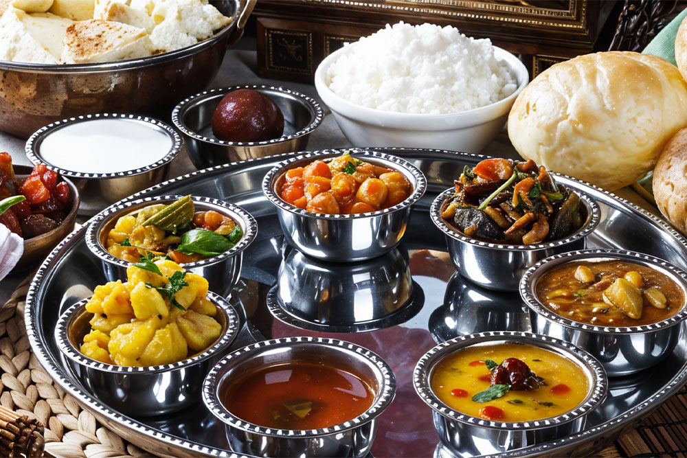 Vegetarian thali