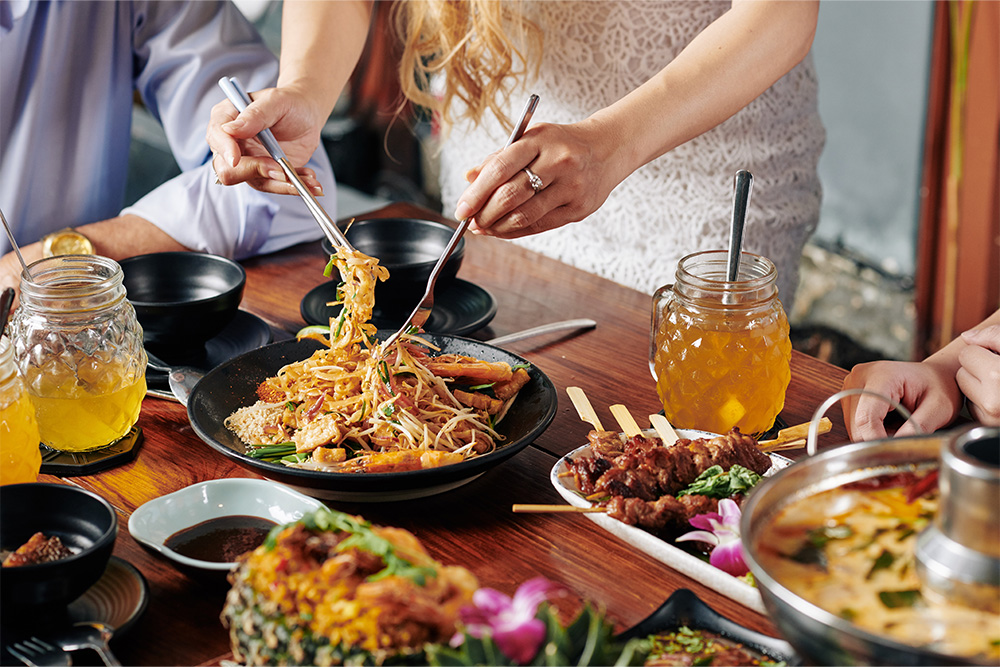 Serving delicious cuisine in a rooftop restaurant