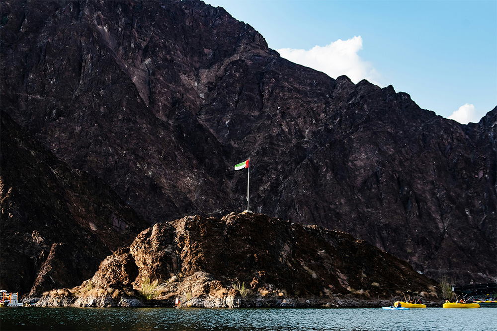 A lake near Hatta Hill Park