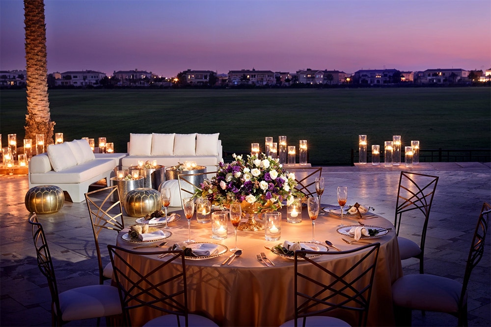 A view of Palermo Terrace at Dubai Polo and Equestrian Club