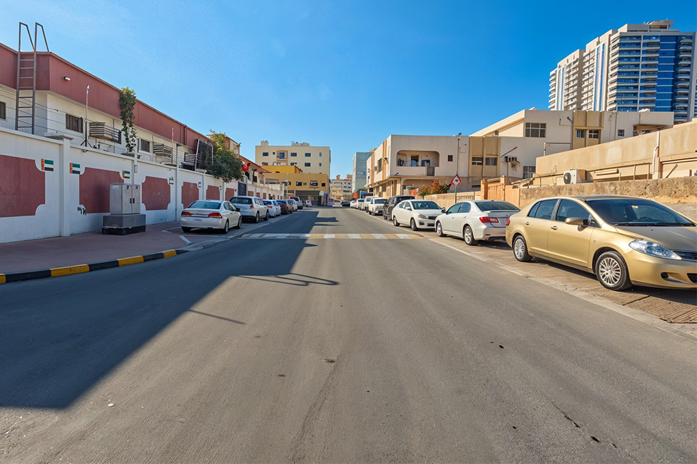 Car parked on the streets