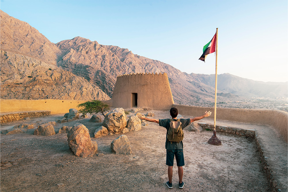 Highest hilltop fort in Ras Al Khaimah