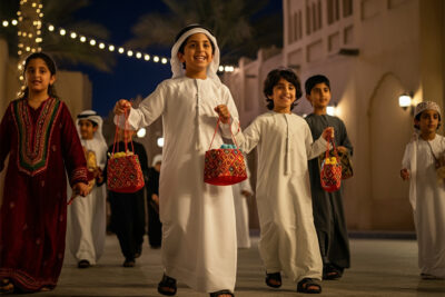 Hag Al Laila celebration by children