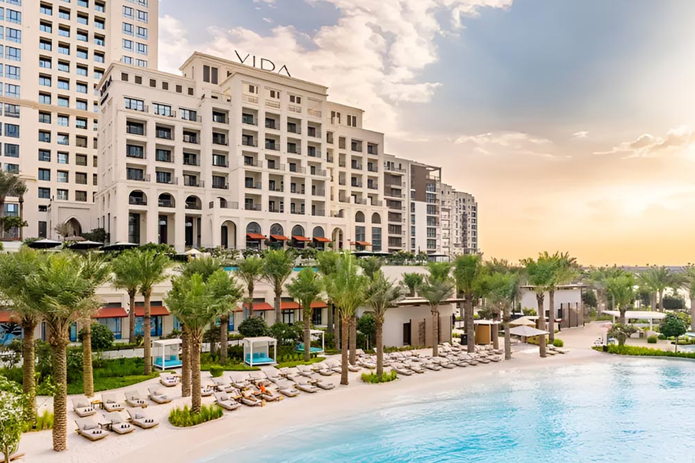 Vida Creek Beach at Dubai Creek Harbour