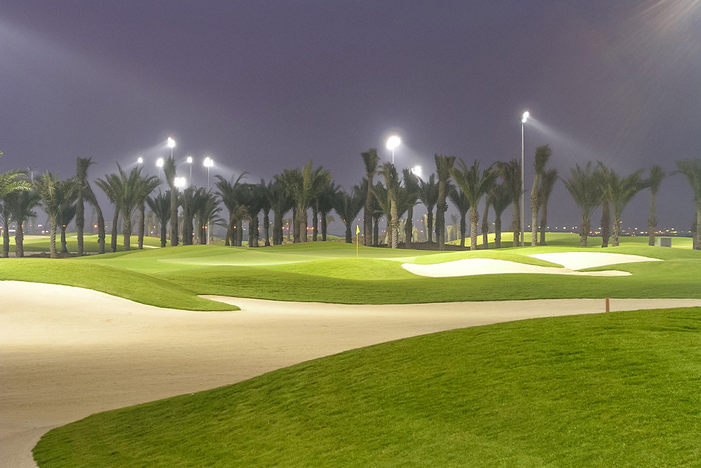 Undulating fairways at Dubai Creek Golf and Yacht Club 