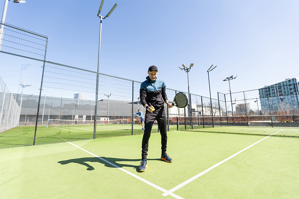 Tennis court in Al Nasr Sports Complex