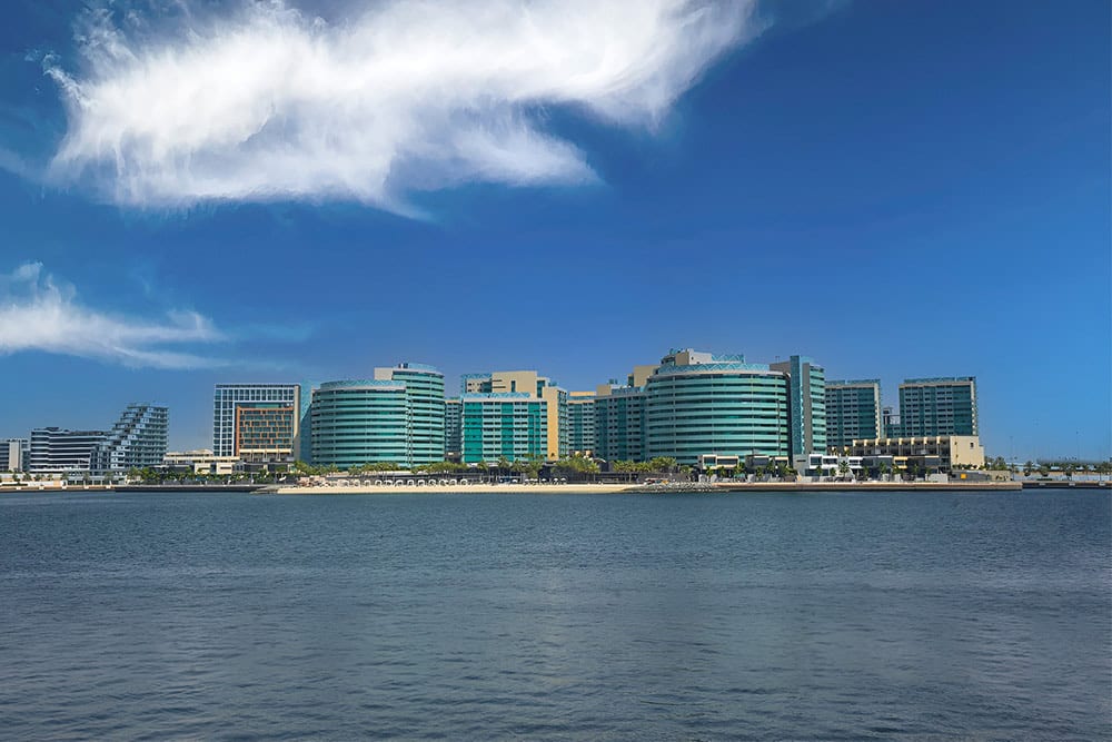 View of residential area in Yas Island