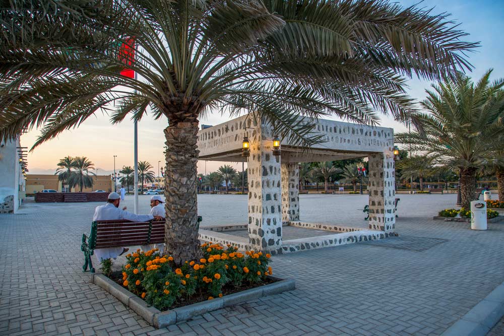 Beautiful view of Kalba Corniche Park