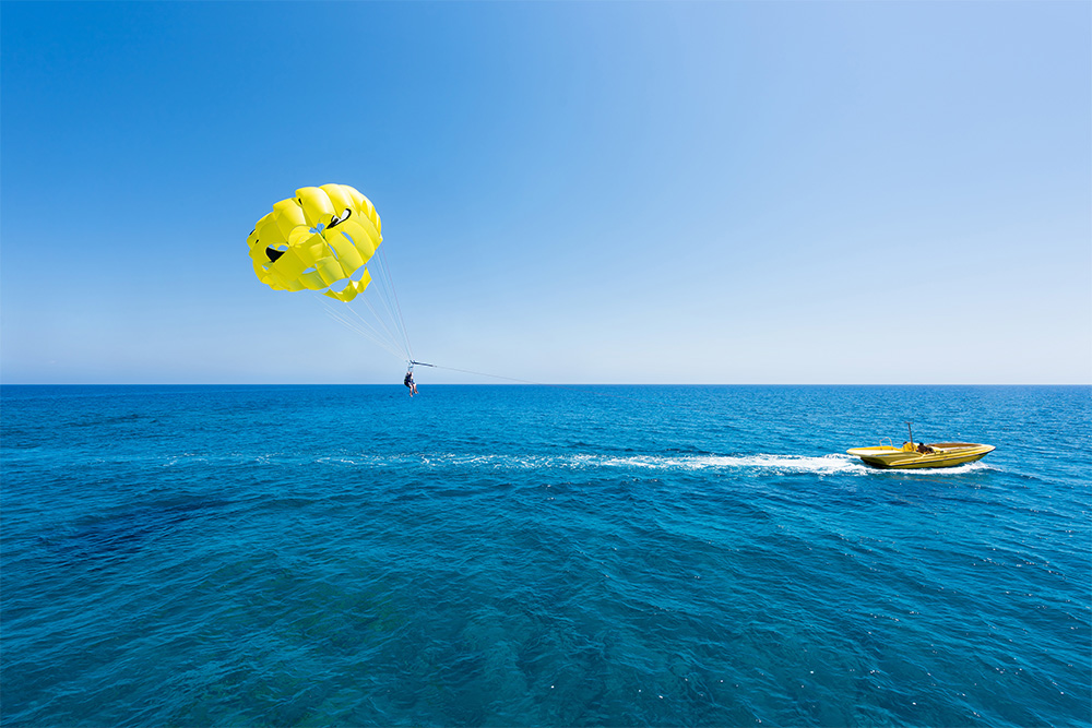 Parasailing experience with Seawake Water Sports