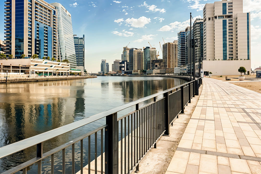 Business Bay is one of the most famous fitness-friendly areas in Dubai