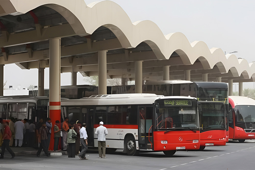 Al Jubail Bus Station in Sharjah