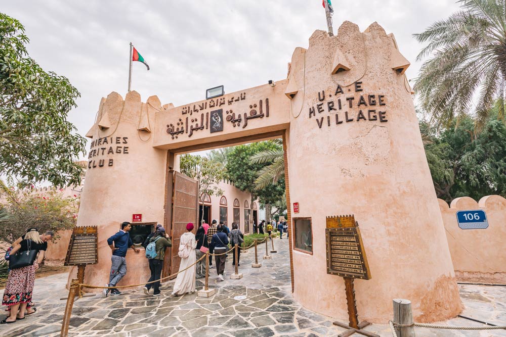 Emirates Heritage Village near Marina Village