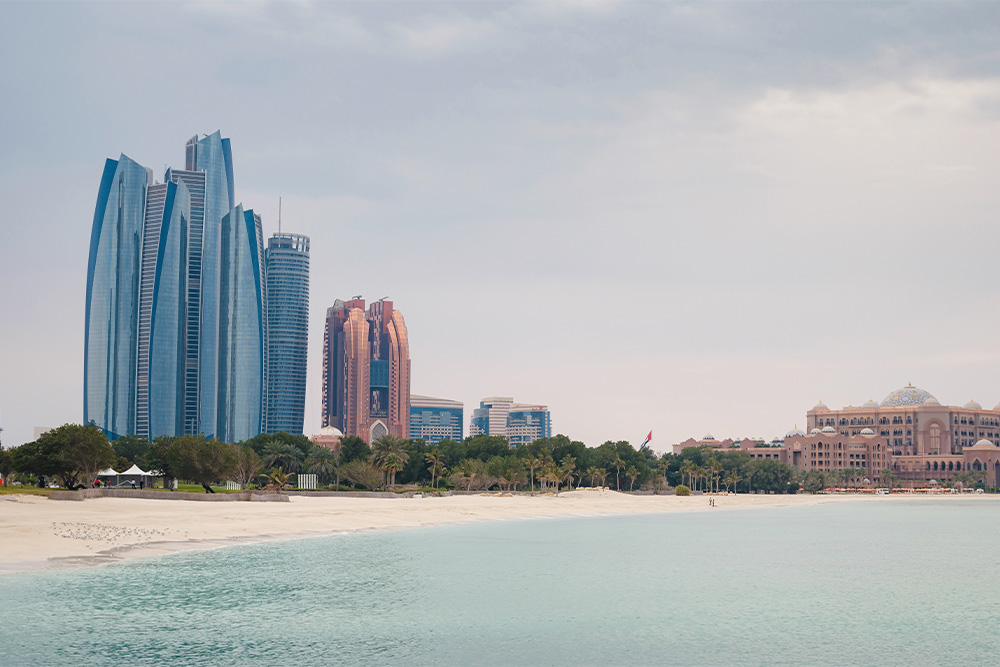 Beach at Abu Dhabi