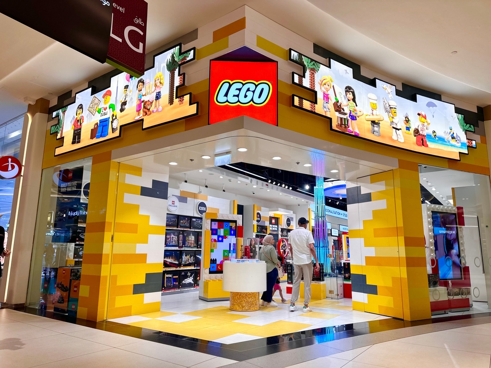 A lego shop in mall in dubai