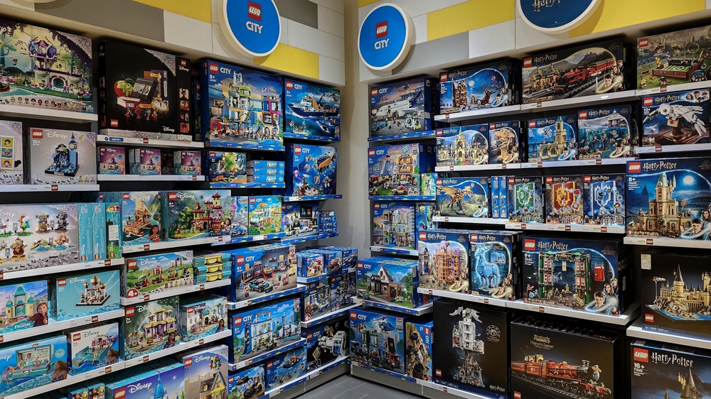 Lego city with different lego toys in dubai