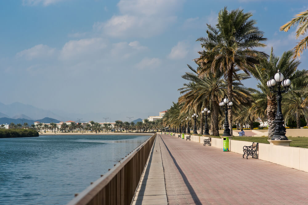 Kalba beach in Sharjah 